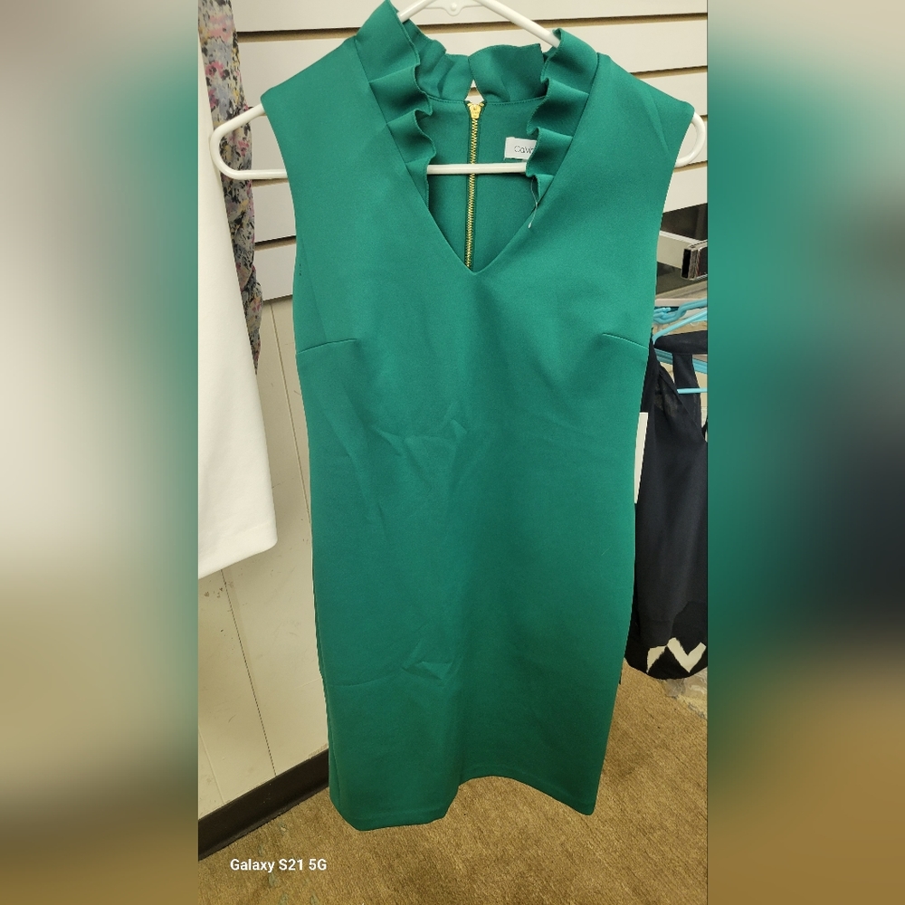 Green Calvin Klein Dress